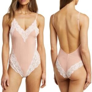 HAH Back Off Bodysuit in Copper Rose NWT Medium